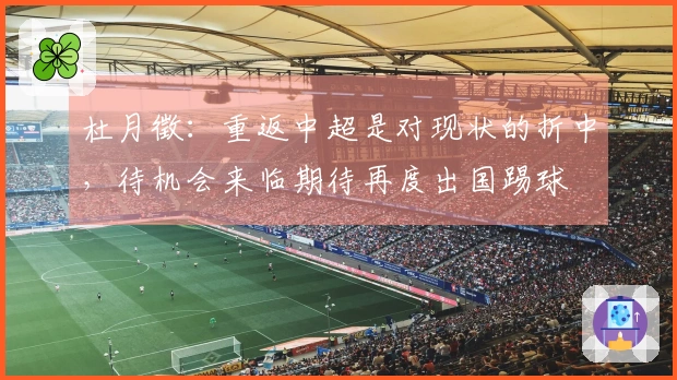 杜月徵：重返中超是对现状的折中，待机会来临期待再度出国踢球